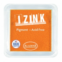 Izink Pigment Stamp Pad- Light Orange 8 x 8 cm Izink Pigment Stamp Pad- Light Orange 8 x 8 cm